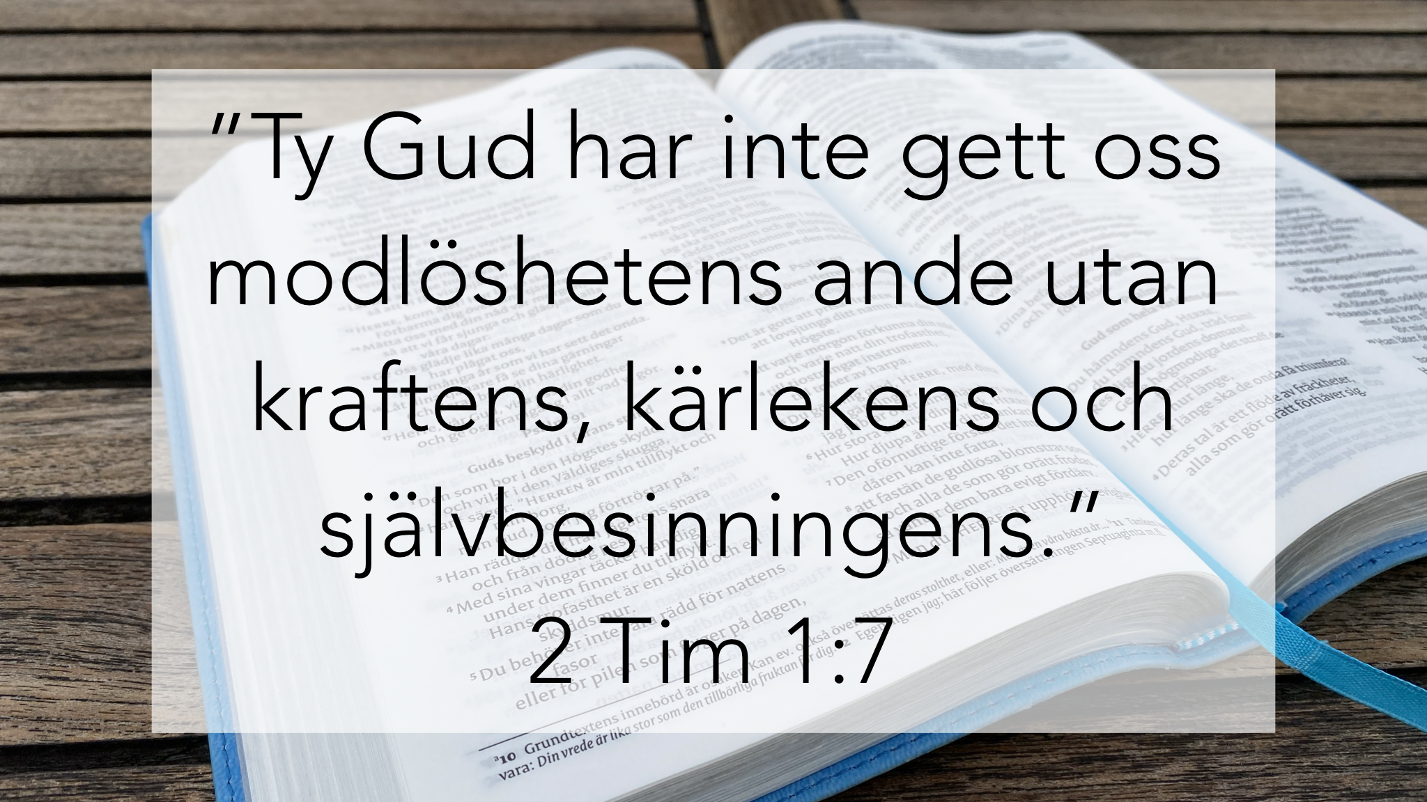 Min Bibelhälsning Jesper Lundqvist