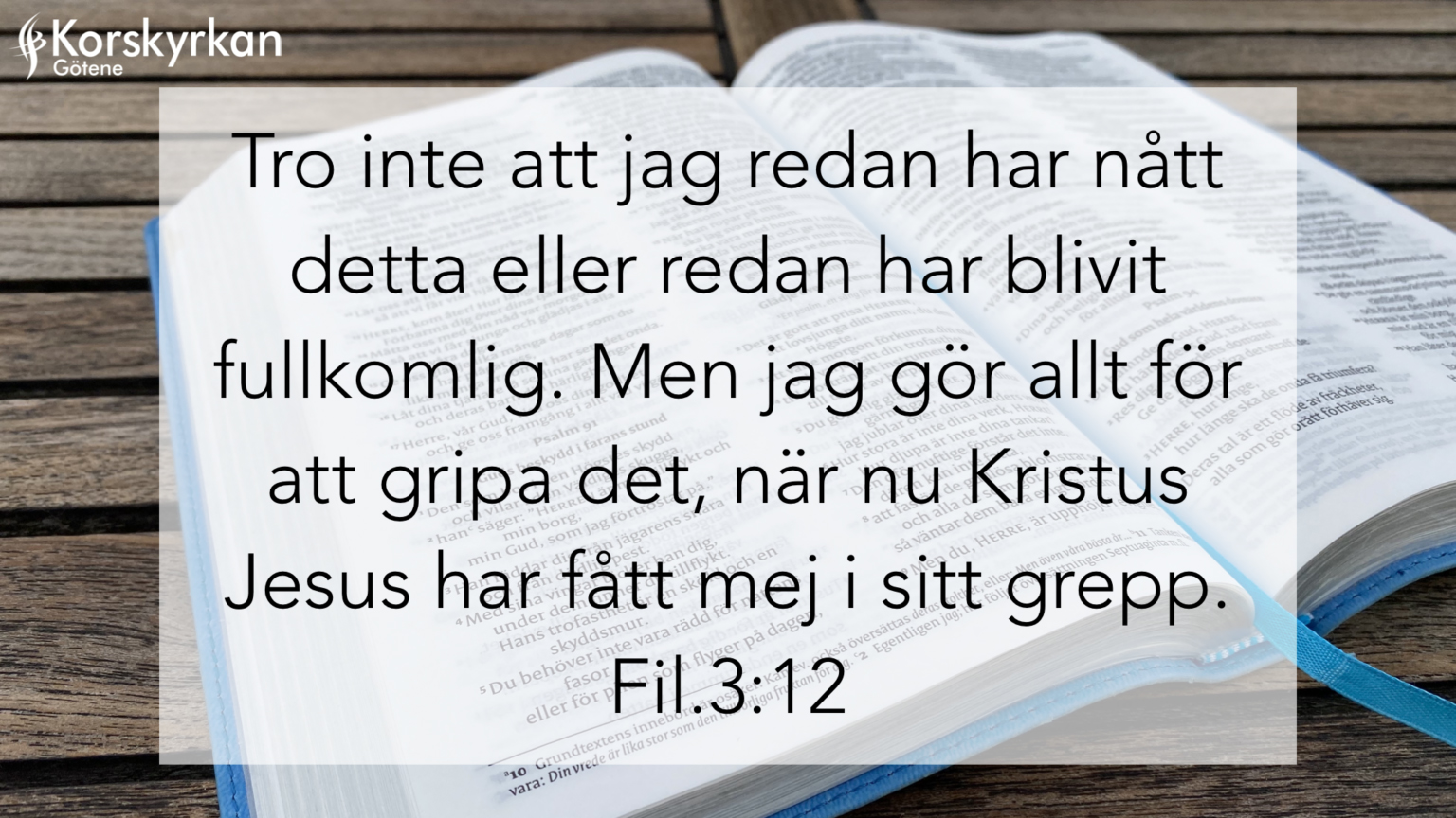 Min Bibelhälsning – Ulf Göran Bergqvist