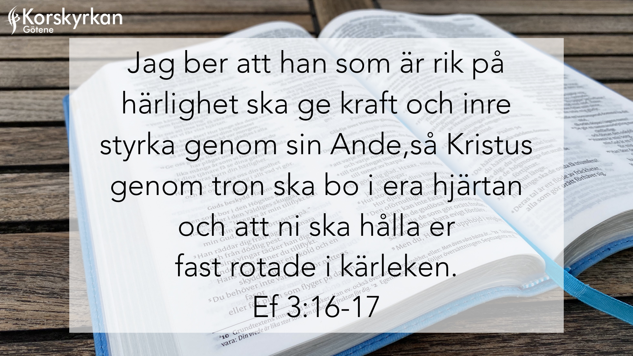 Min Bibelhälsning - Ulrika Matteusson