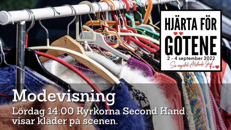 Modevisning med Second Hand