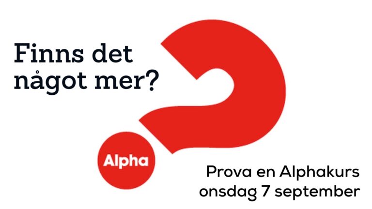 Alphakurs hösten 2022