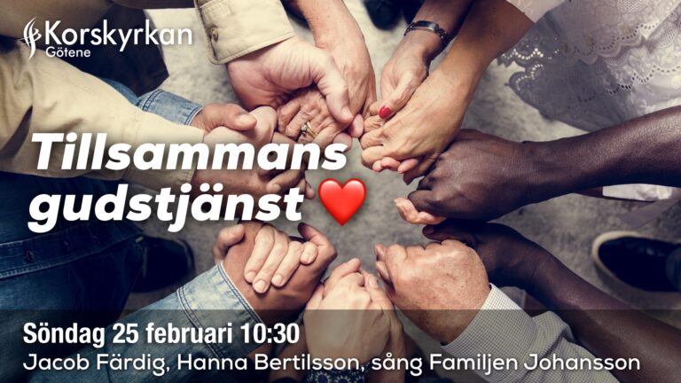 Tillsammansgudstjänst den 25 februari 2024