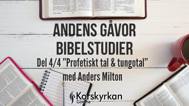 Profetiskt tal & tungotal med Anders Milton